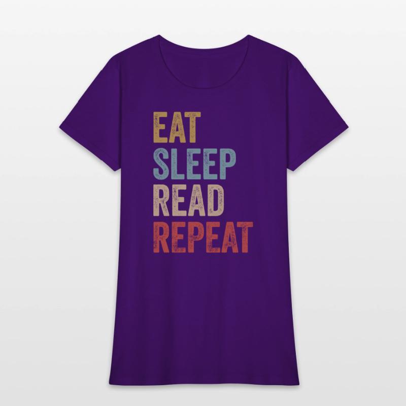 Eat Sleep Read Repeat Reading Book