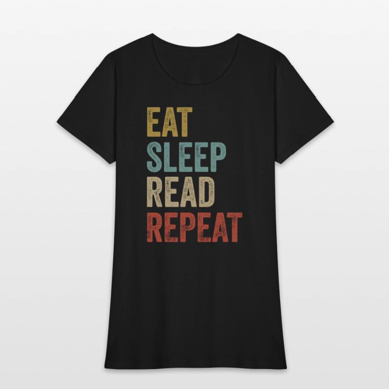Eat Sleep Read Repeat Reading Book
