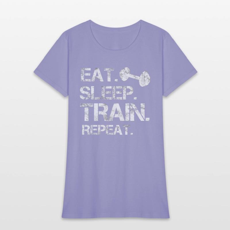 Eat. sleep. train. repeat. bodybuilding-design