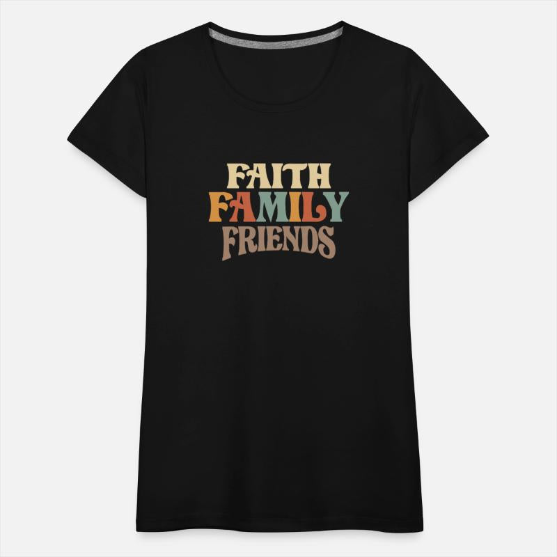 Faith Family Friends Christian Motto