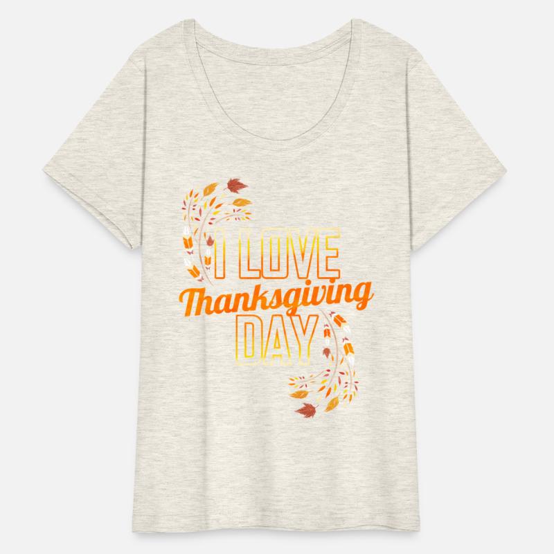 Feathers Leaves I Love Thanksgiving Day