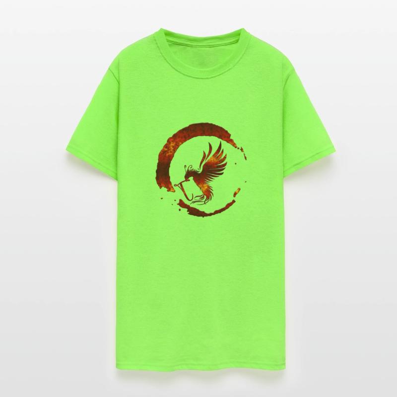 Fiery Bird Monogram T