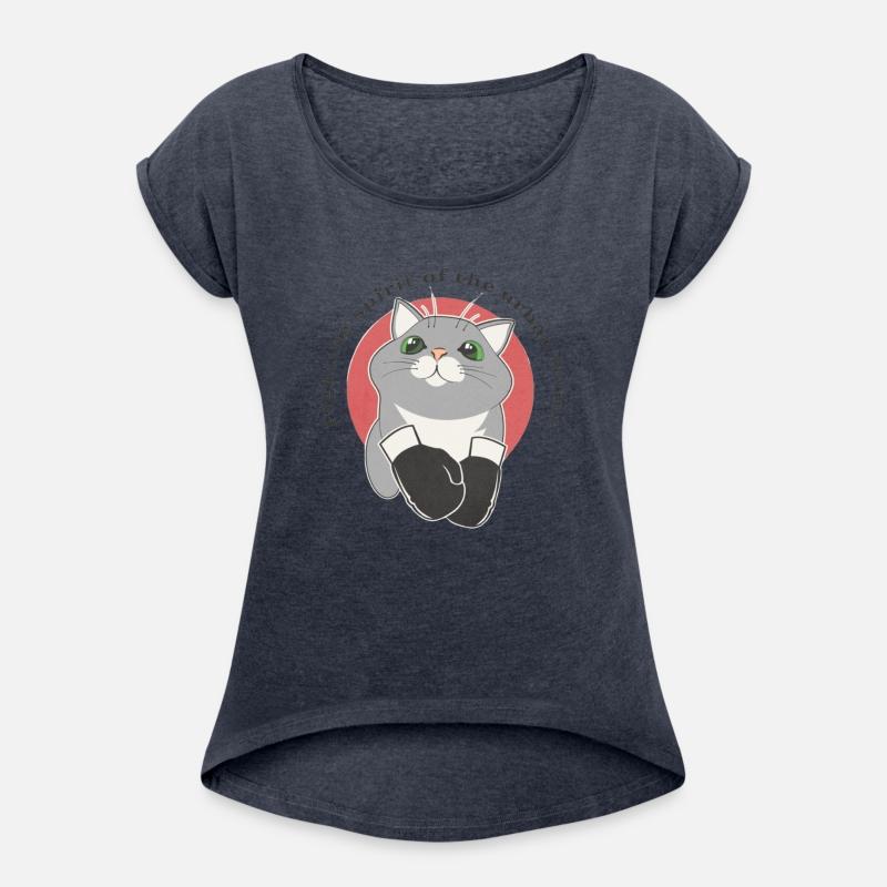 Fighting spirit of the urban feline.