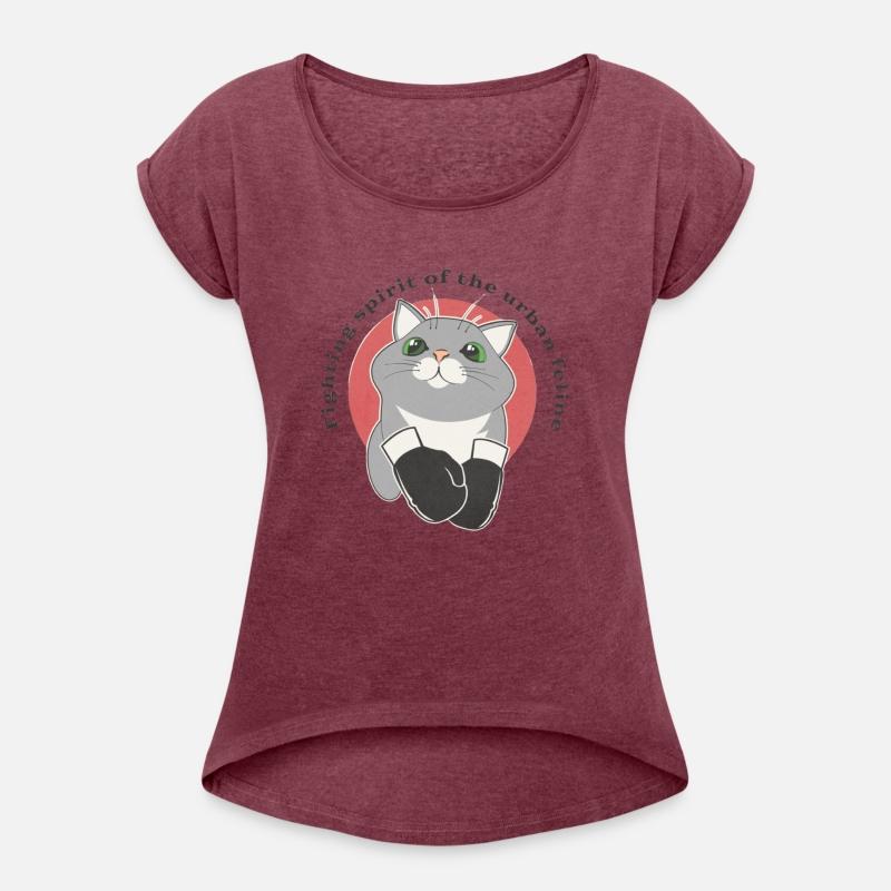 Fighting spirit of the urban feline.