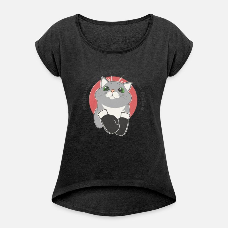 Fighting spirit of the urban feline.