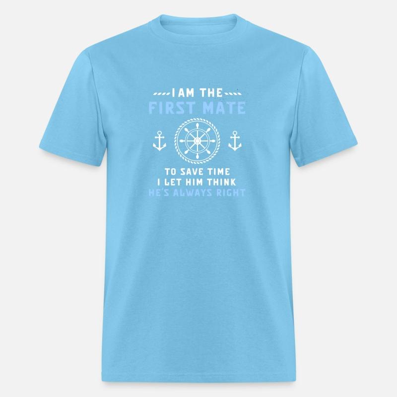 First Mate Funny Saying About Captain Matching