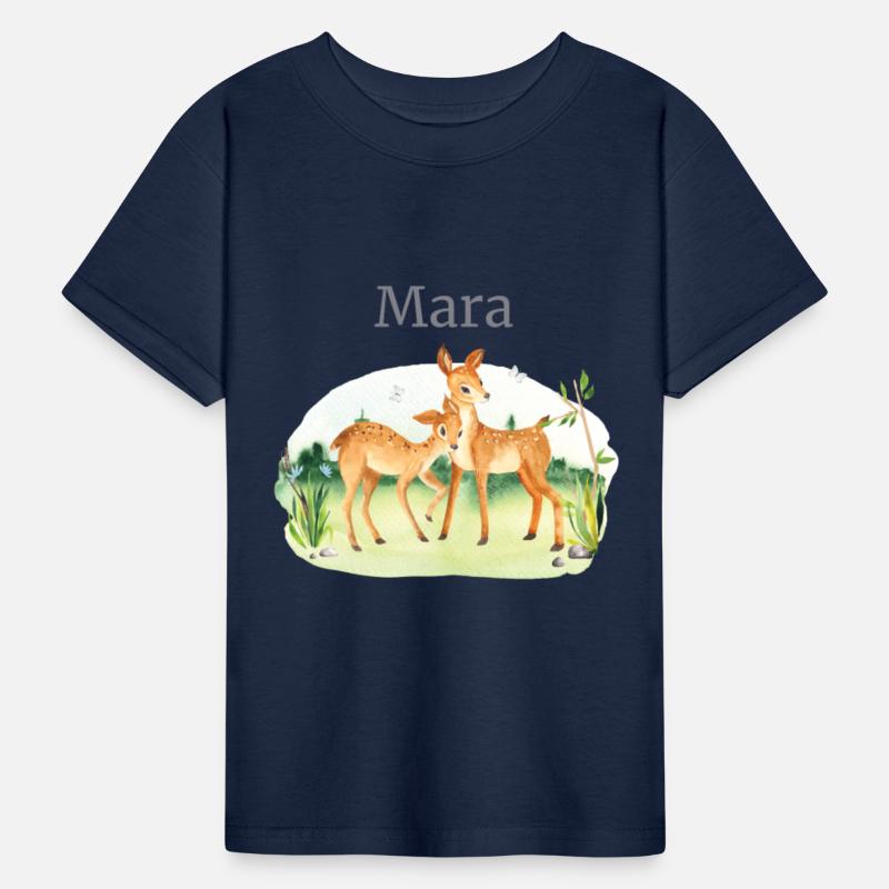 Forest Animal Deer Flowers Name Mara