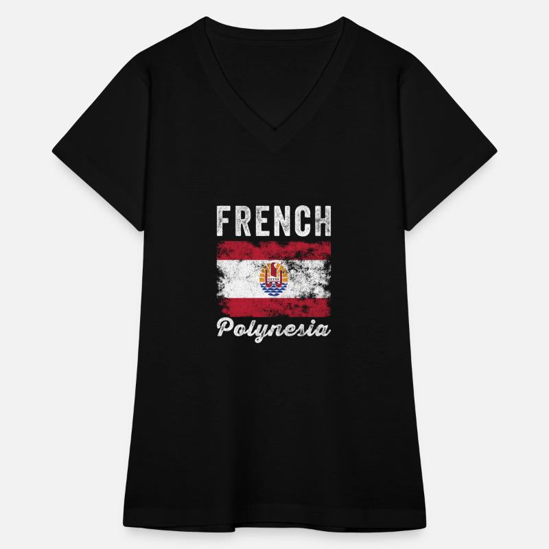 French Polynesia Flag Distressed
