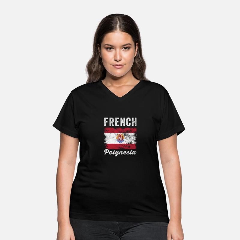 French Polynesia Flag Distressed