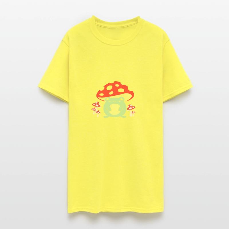 Frog with Mushroom Hat