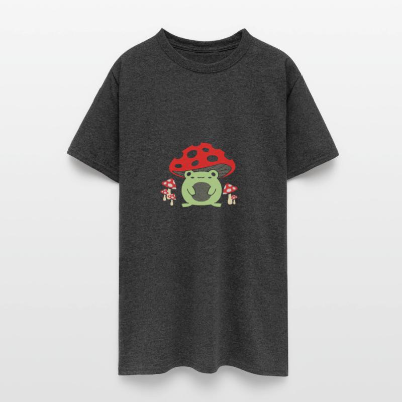 Frog with Mushroom Hat