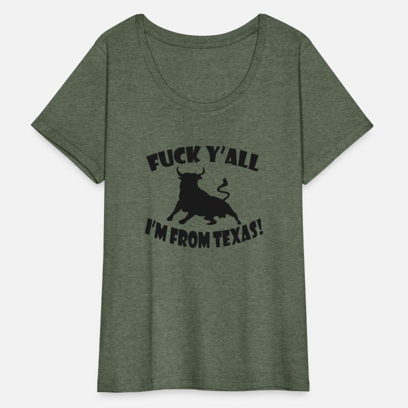 Fuck Y'all I'm From Texas Bull Patriotic State