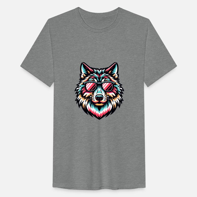 Funky Shaded Wolf