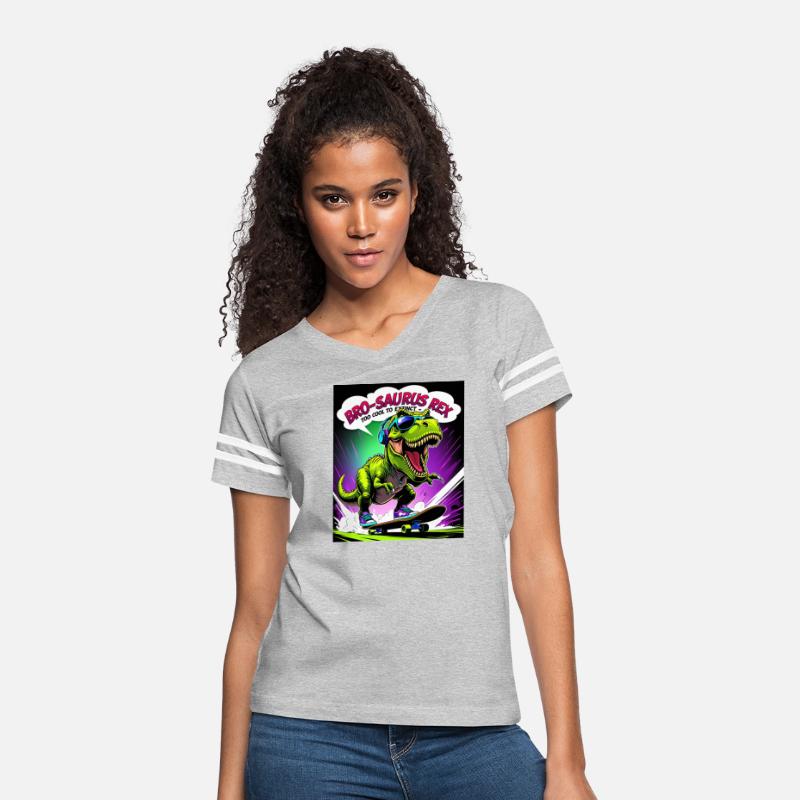 Funny Bro-saurus Rex Too Cool to Extinct