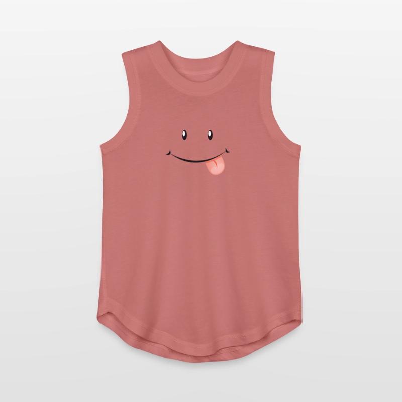 Funny face - smiling with tongue