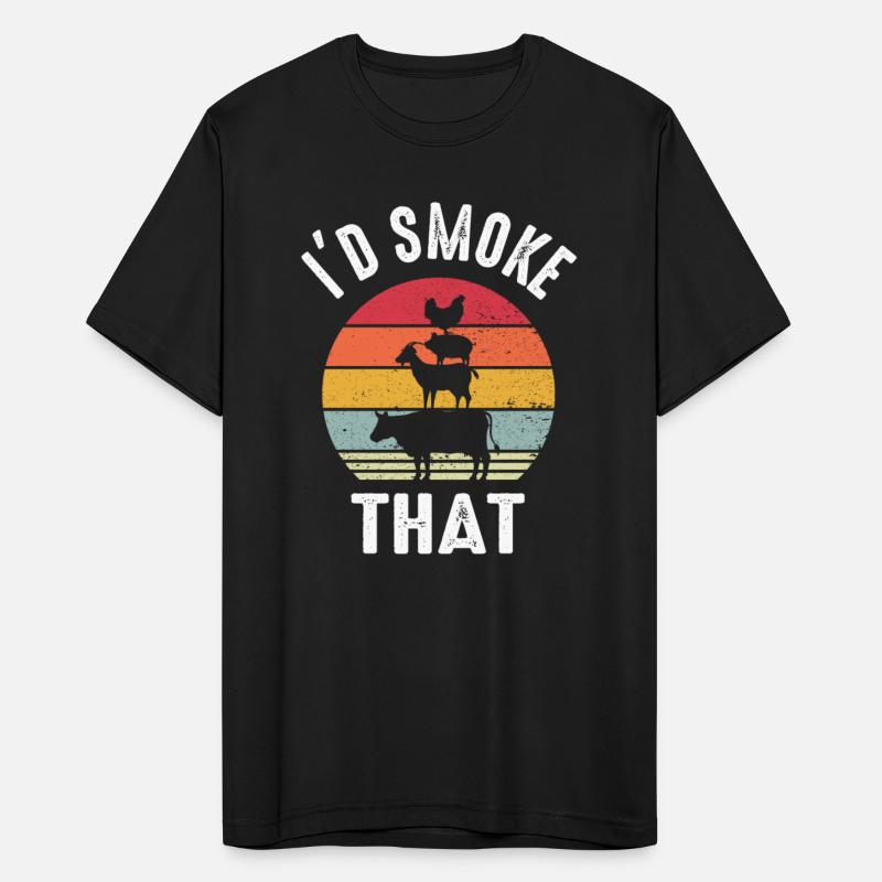 Funny Retro BBQ Party Smoker