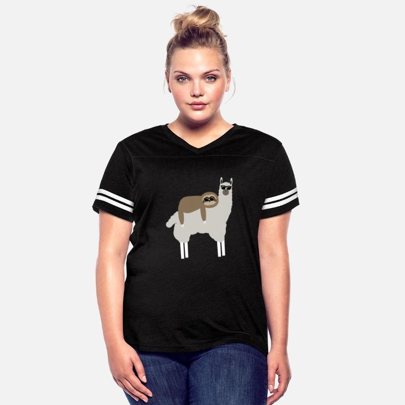 funny sloth riding llama - cute animals lover gift