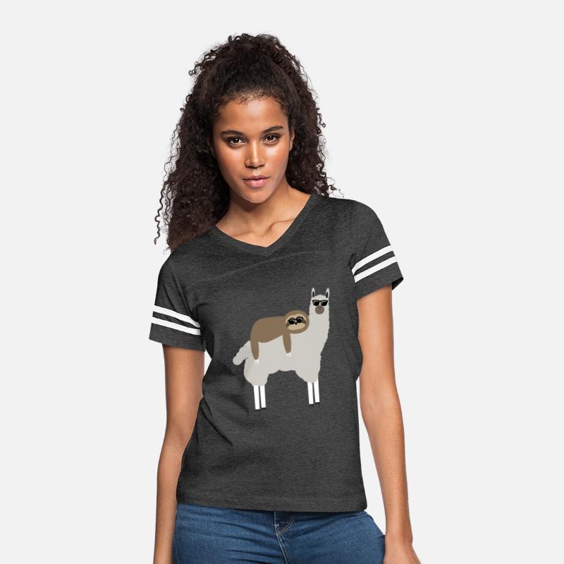 funny sloth riding llama - cute animals lover gift