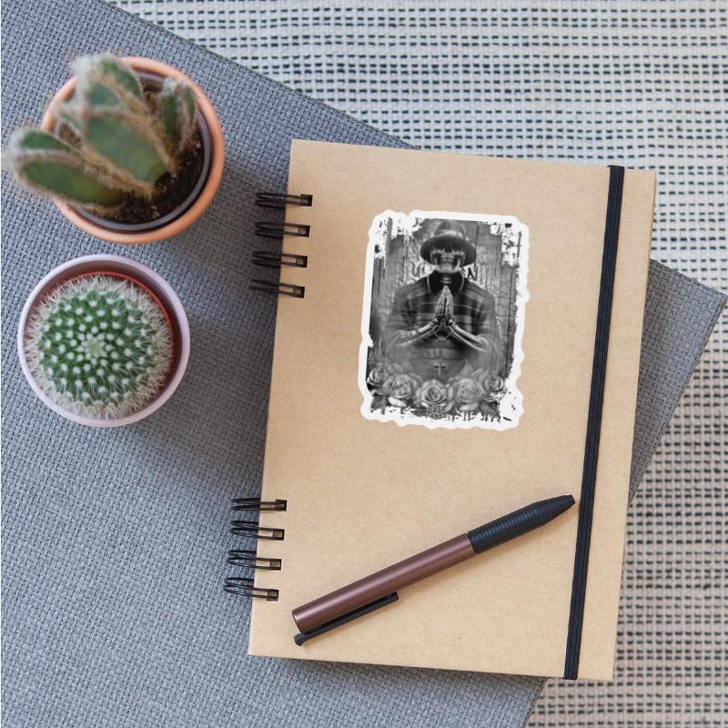 Gangster Skeleton Praying