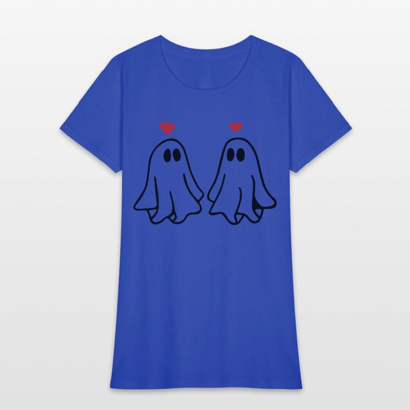 Ghost Love Ghost Heart Sticker and T shirt design