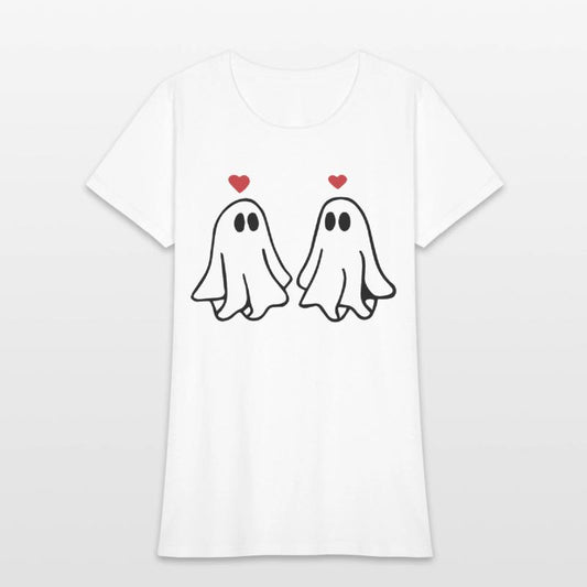 Ghost Love Ghost Heart Sticker and T shirt design