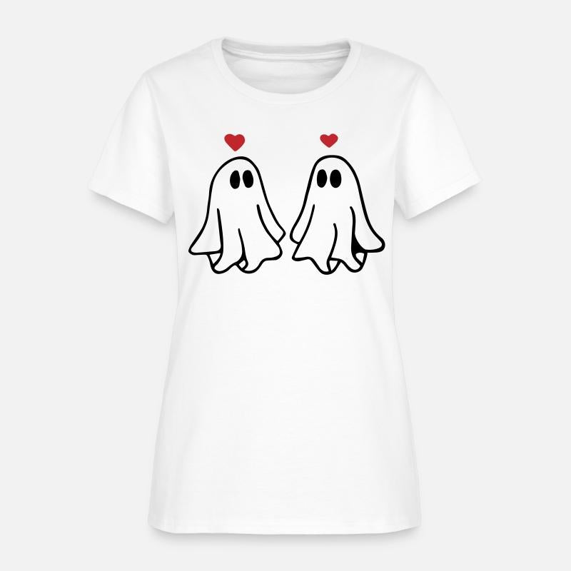 Ghost Love Ghost Heart Sticker and T shirt design