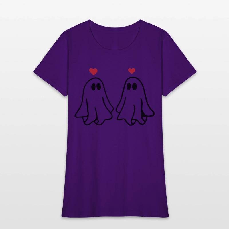 Ghost Love Ghost Heart Sticker and T shirt design