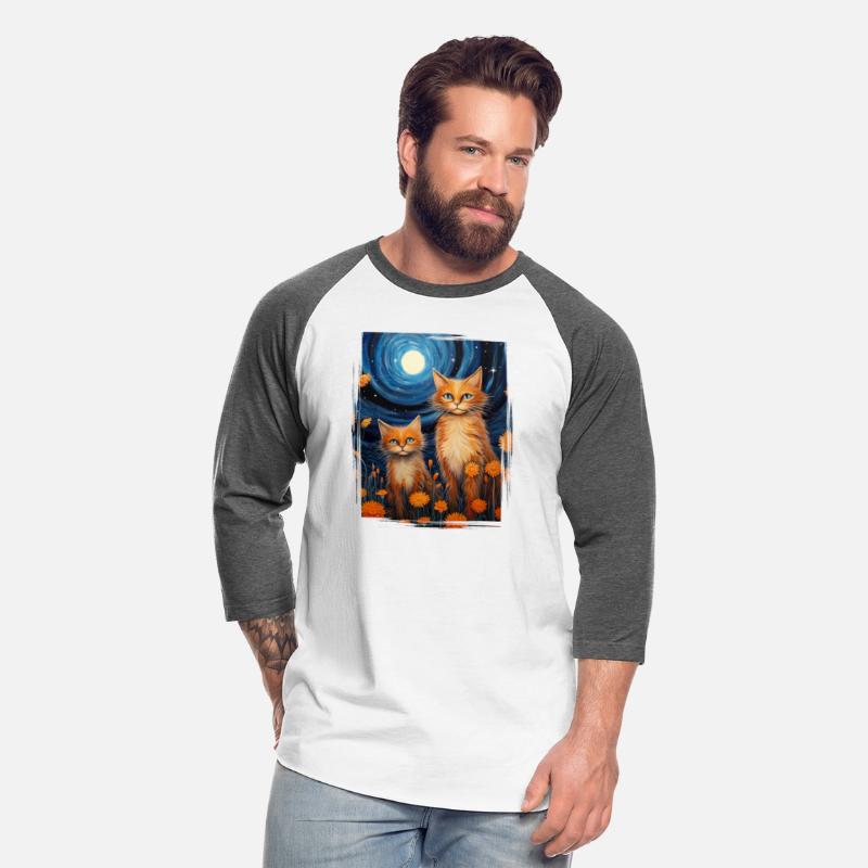 Ginger Cat Garden Flowers Kitten Lover Moon Decor