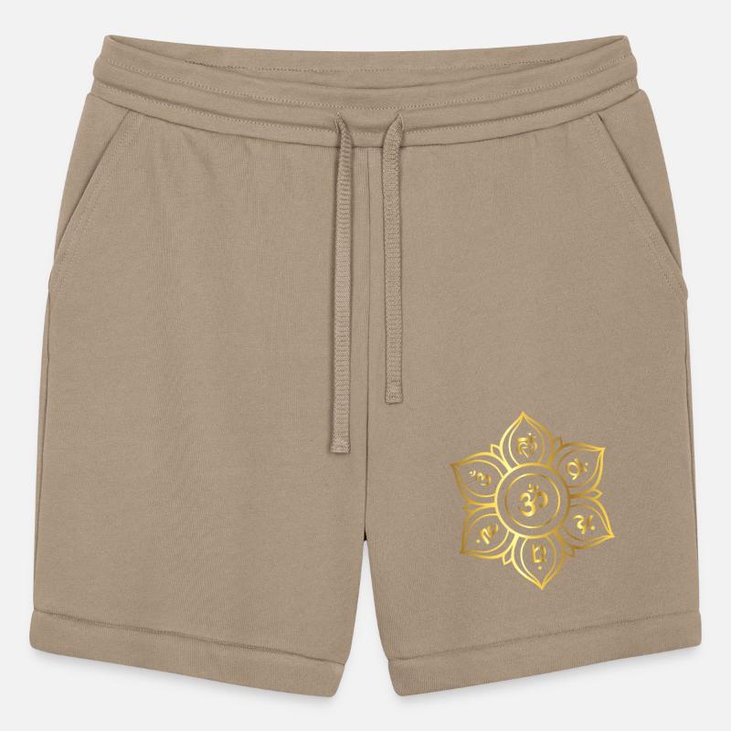 Gold Chakra Flower: Mandala & OM Vector