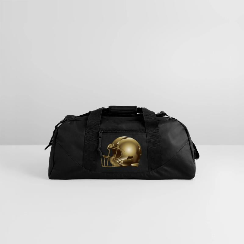 golden american football helmet