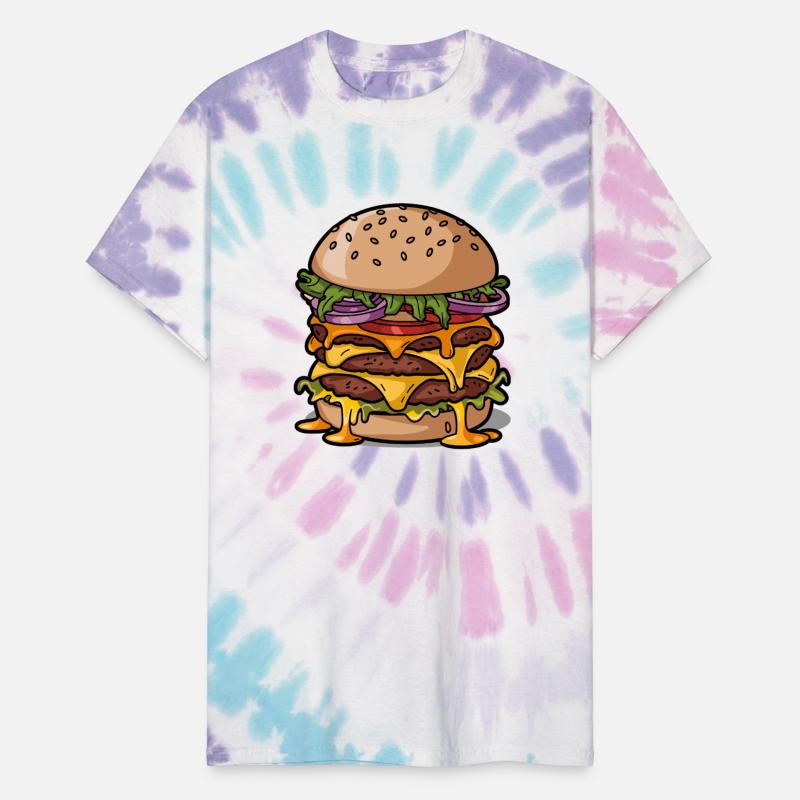 Gooey Cheesy Triple Cheeseburger on Seed Bun