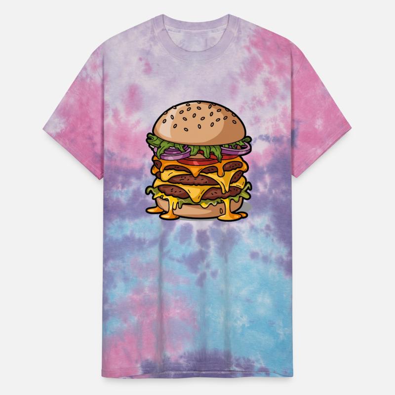 Gooey Cheesy Triple Cheeseburger on Seed Bun