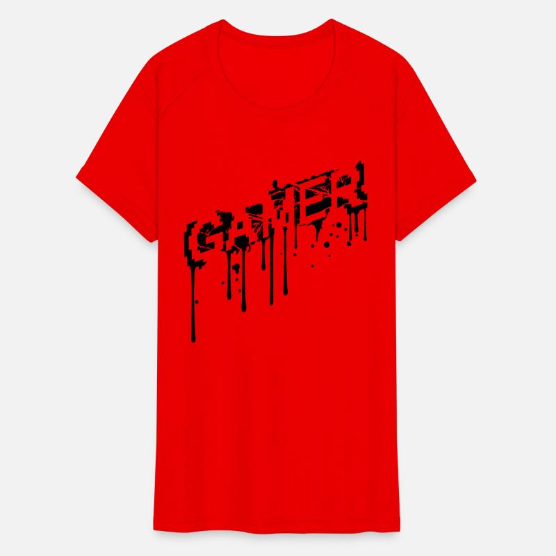 graffiti drops gamer cool cracks scratches logo tr