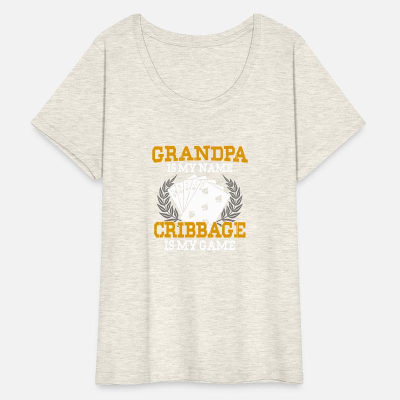 Grandpa Is My Name Cribbage Is My Game - Crib