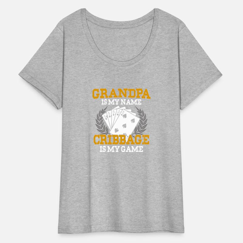 Grandpa Is My Name Cribbage Is My Game - Crib