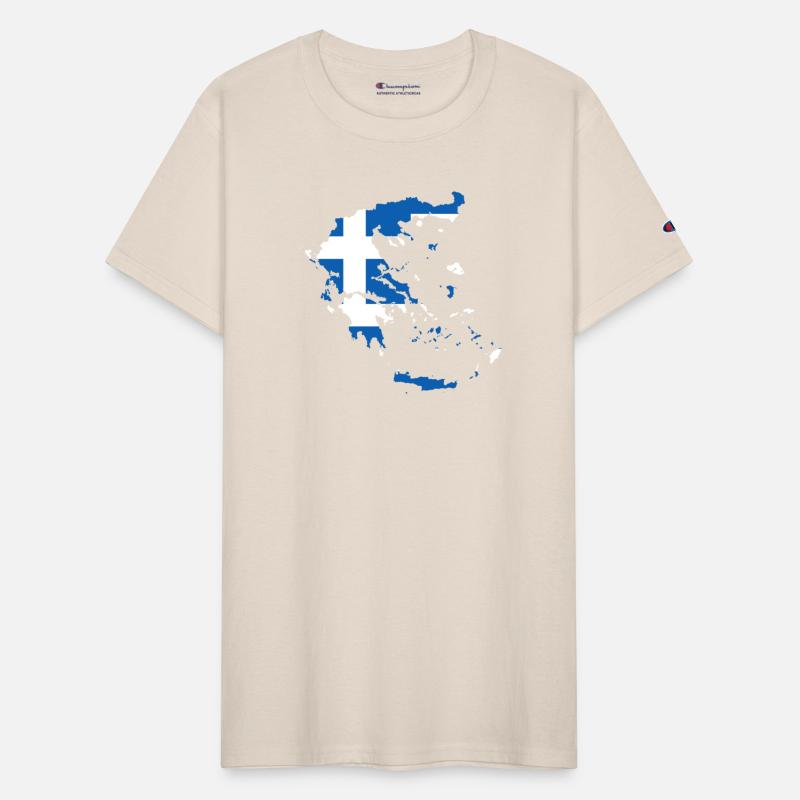 Greece Map Flag