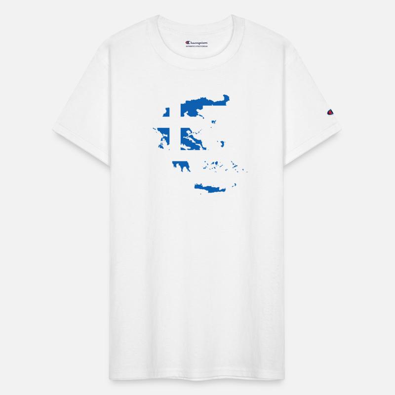 Greece Map Flag