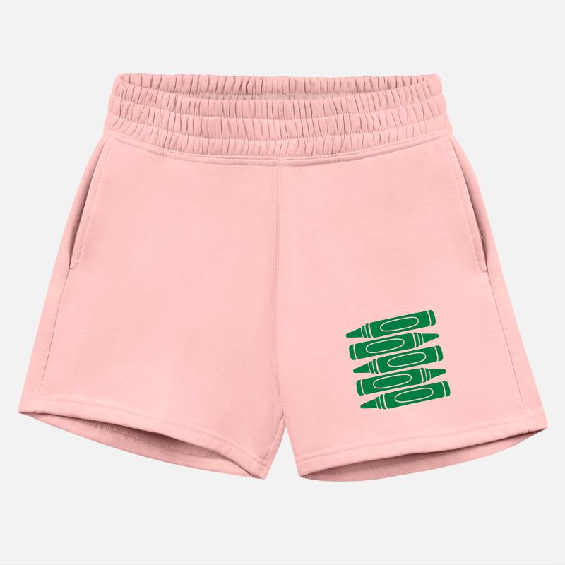 Green wax crayons cool