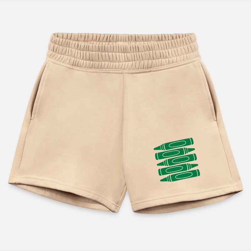 Green wax crayons cool