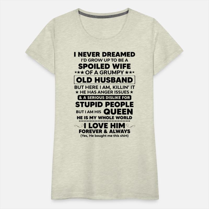 Grumpy Old Husband Spoiled Wife