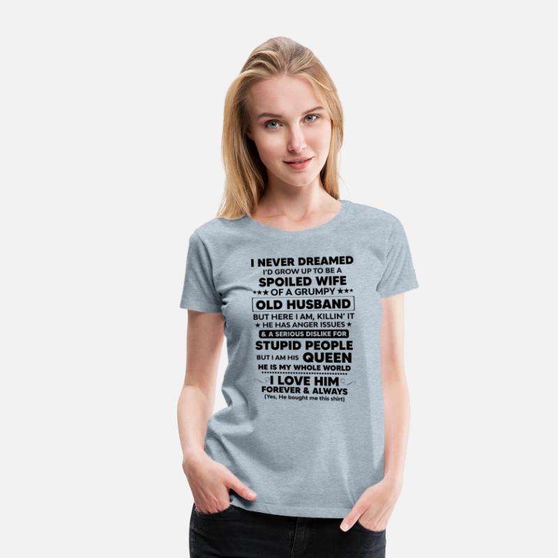 Grumpy Old Husband Spoiled Wife