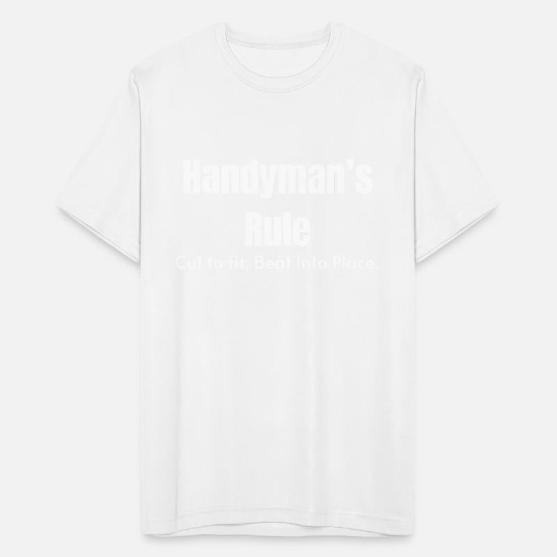 Handyman's Rule Cut To Fit. Beat Into Place.