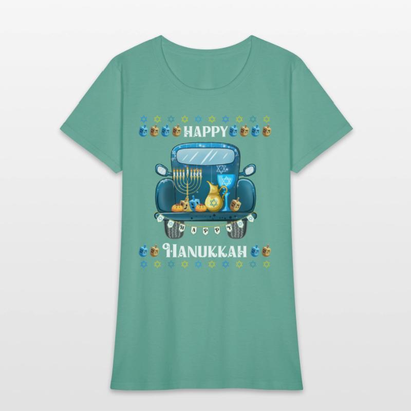 Hanukkah Truck Cute Hanukkah Jewish