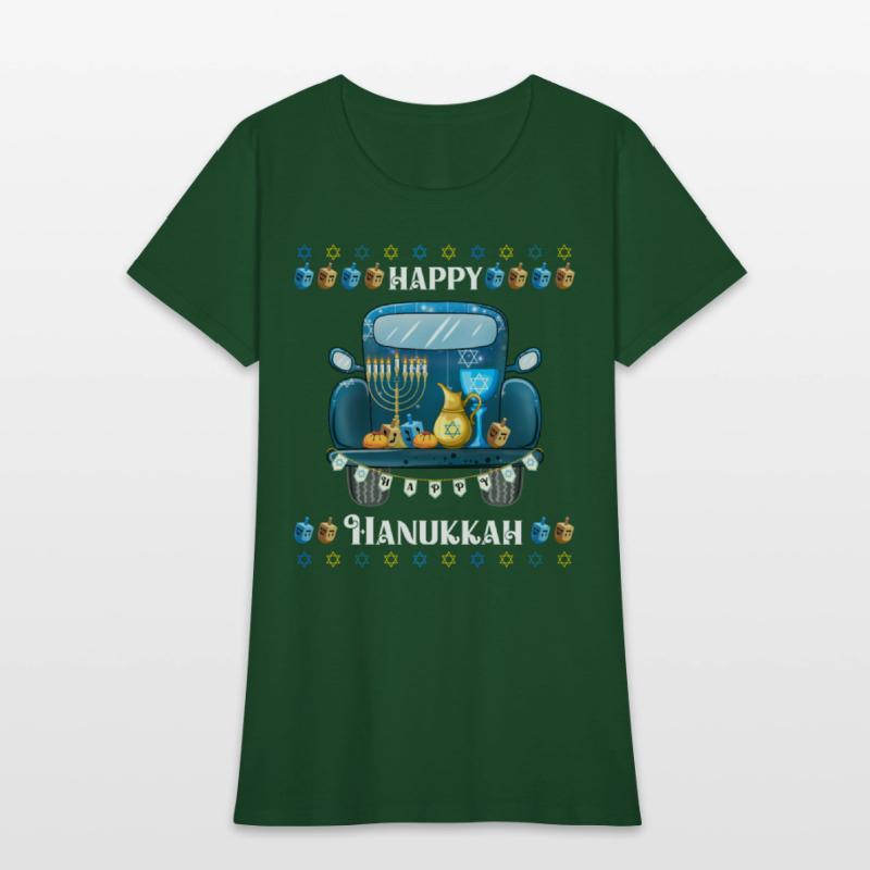 Hanukkah Truck Cute Hanukkah Jewish