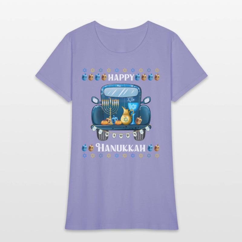 Hanukkah Truck Cute Hanukkah Jewish