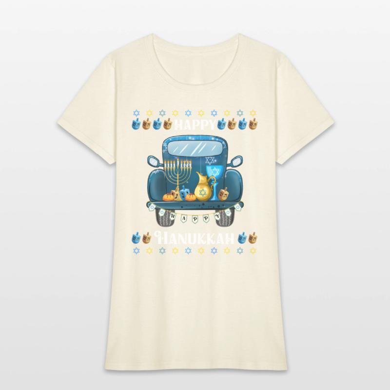 Hanukkah Truck Cute Hanukkah Jewish