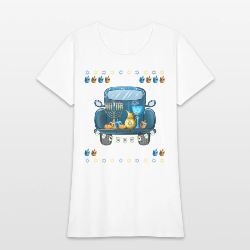 Hanukkah Truck Cute Hanukkah Jewish