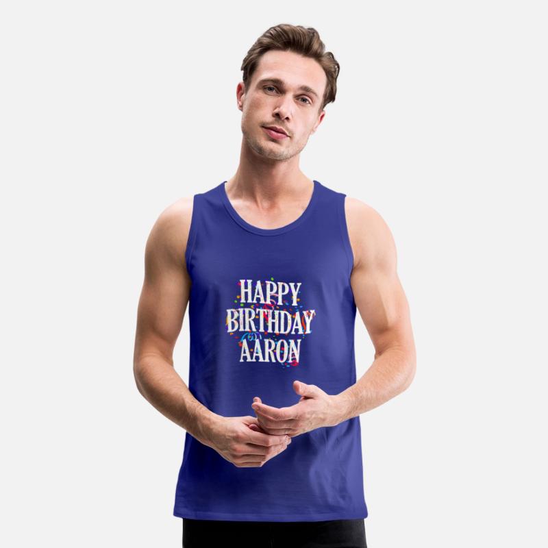 Happy Aaron First Name Colorful Bday