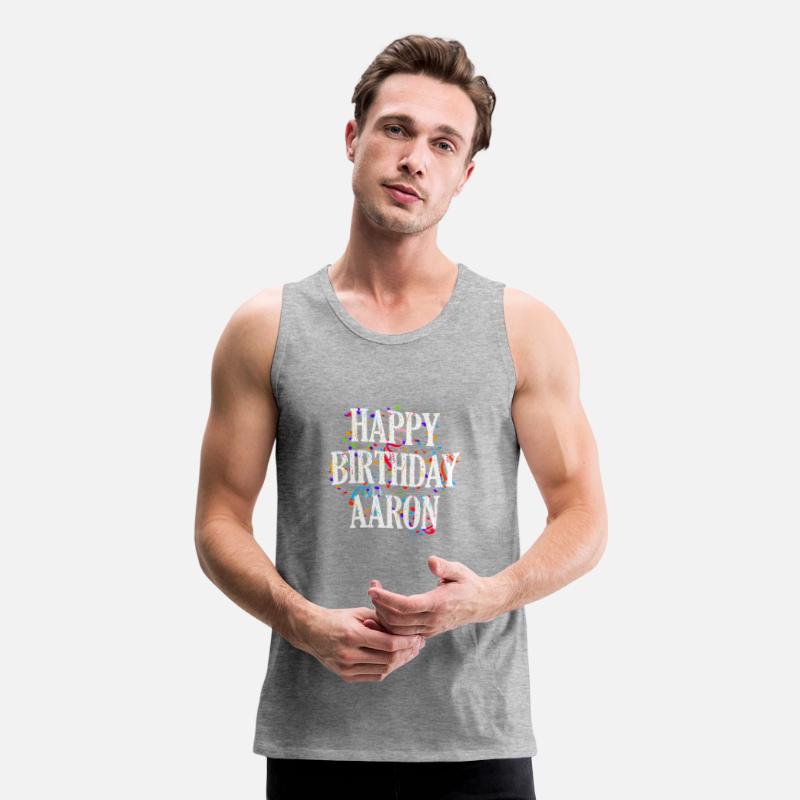 Happy Aaron First Name Colorful Bday