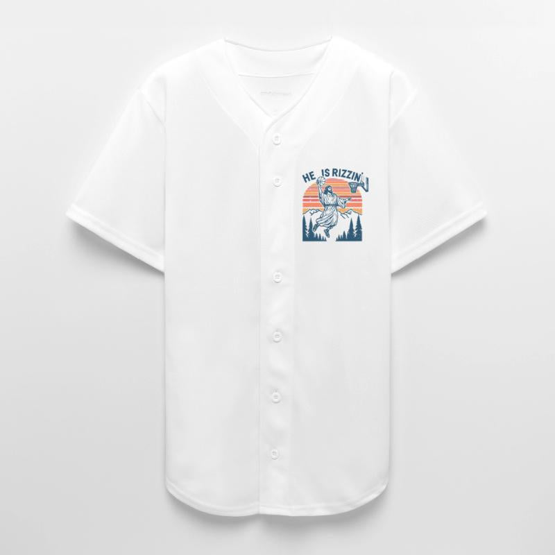 He Is Rizzin Easter Jesus Christian Basketball